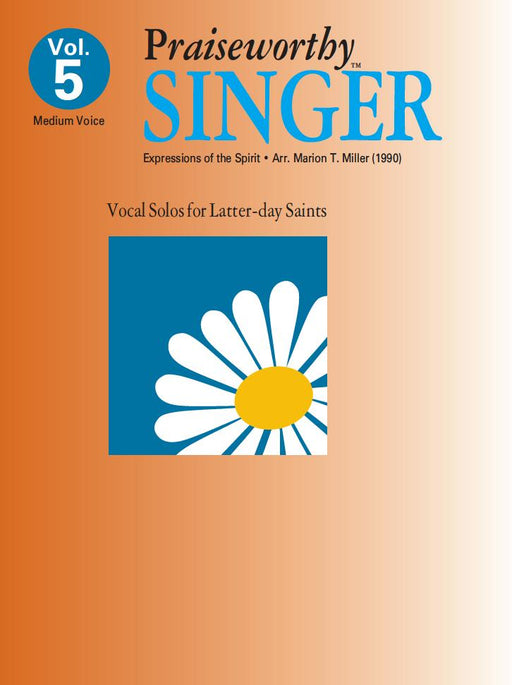 Praiseworthy Singer -  Vol. 5 (Expressions of the Spirit) | Sheet Music | Jackman Music