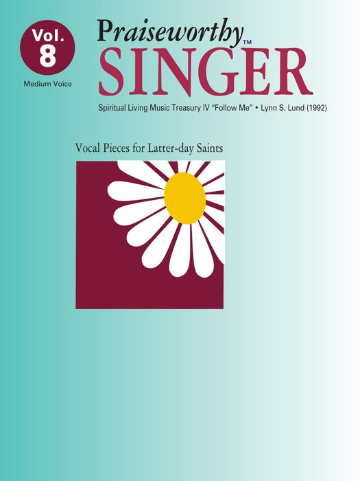 Praiseworthy Singer - Vol. 8 Acc. CD | Sheet Music | Jackman Music