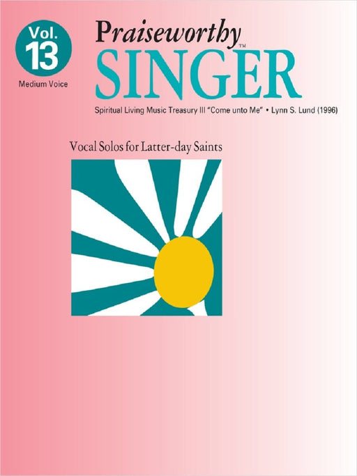 Praiseworthy Singer - Vol. 13 Acc. CD | Sheet Music | Jackman Music