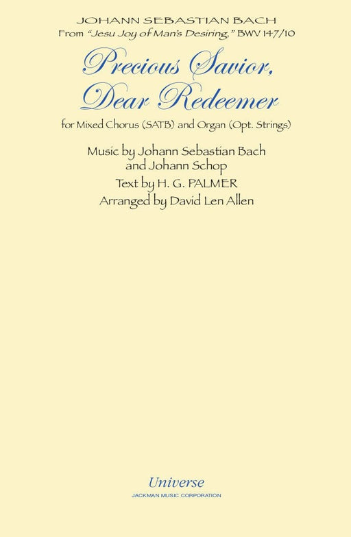 Precious Savior, Dear Redeemer - SATB - Allen | Sheet Music | Jackman Music