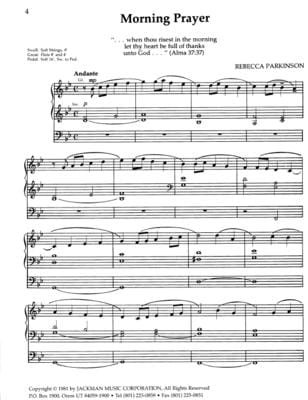 Quiet Pieces For Organ Organ Solos | Sheet Music | Jackman Music