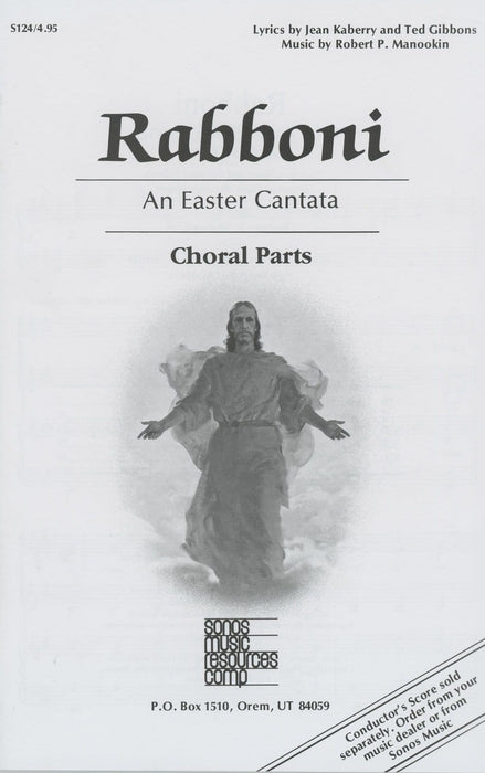 Rabboni - choral only | Sheet Music | Jackman Music