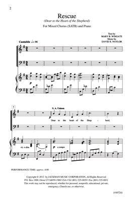 Rescue Dear To The Heart Of The Shepherd Satb | Sheet Music | Jackman Music