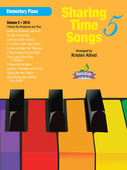 Sharing Time Songs Vol. 5 (2016) - Elementary Piano | Sheet Music | Jackman Music