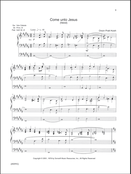 From The Tabernacle Vol 1 | Sheet Music | Jackman Music