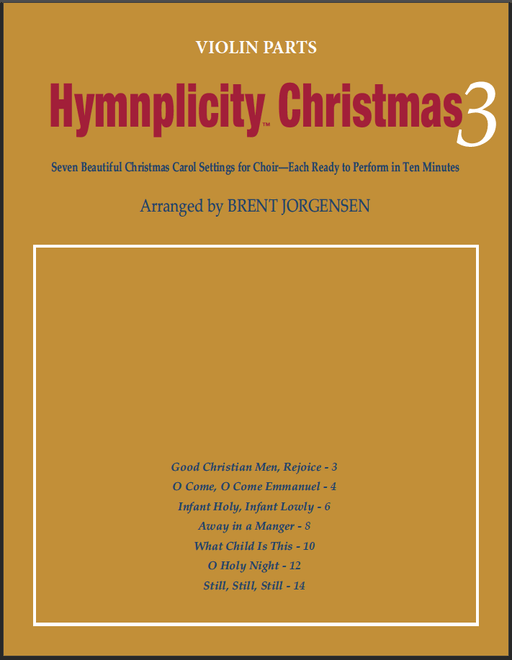 Hymnplicity Christmas - Book 3 Violin Parts | Sheet Music | Jackman Music
