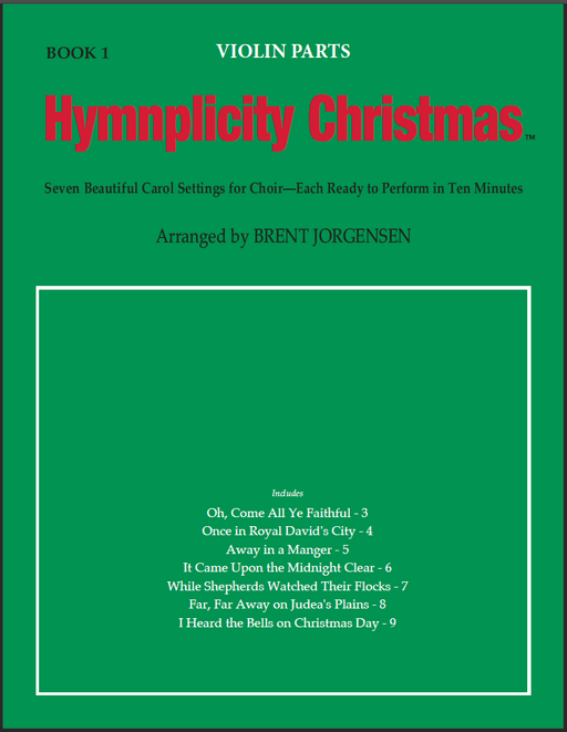 Hymnplicity Christmas - Book 1 Violin Parts | Sheet Music | Jackman Music