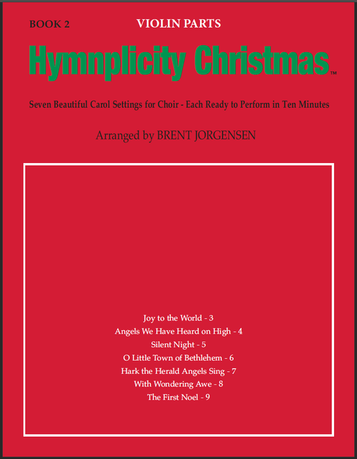 Hymnplicity Christmas - Book 2 Violin Parts | Sheet Music | Jackman Music