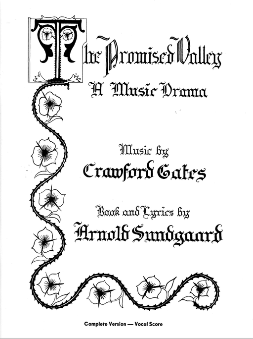 The Promised Valley - Vocal score