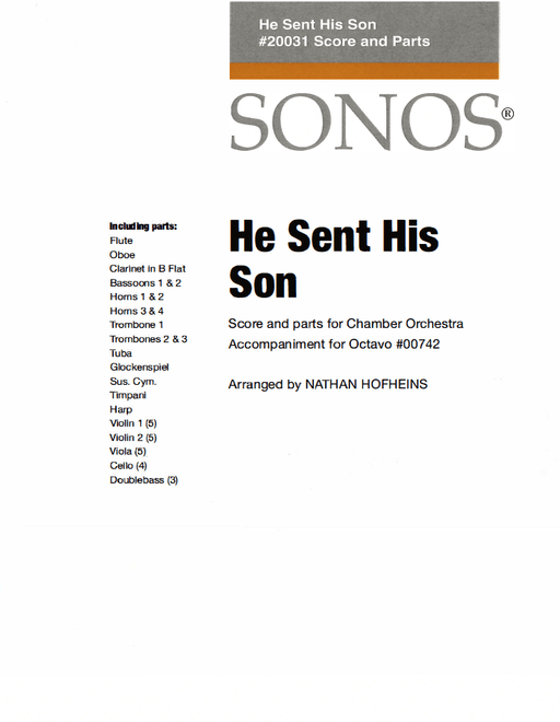 He Sent His Son - Orchestration