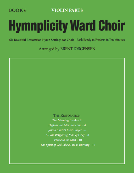 Hymnplicity Ward Choir - Book 6 Violin Parts
