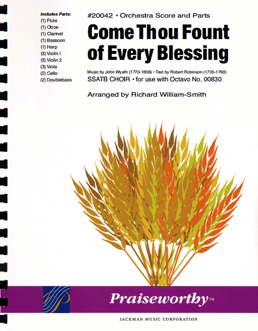 Come Thou Fount of Every Blessing - Orchestra Score & Parts