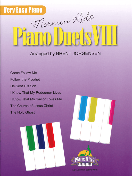 Mormon Kids Piano Duets VIII | Sheet Music | Jackman Music