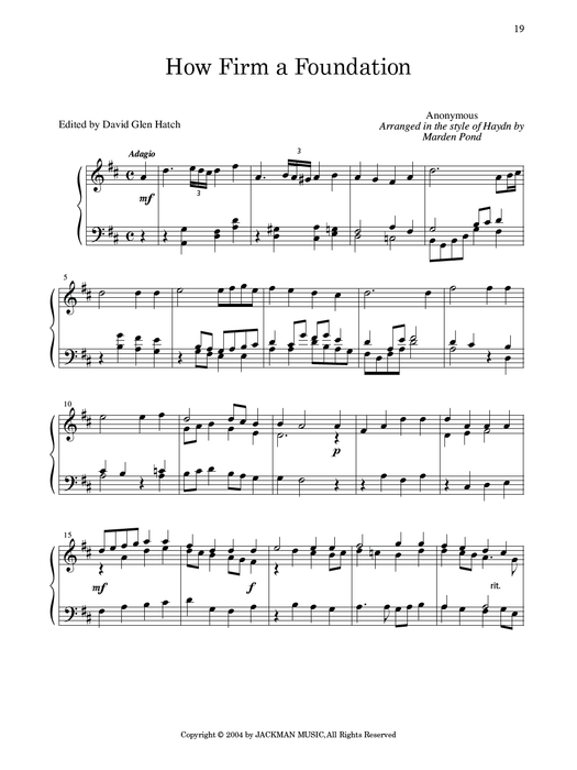 Masters Touch Vol. 1 PS | Sheet Music | Jackman Music