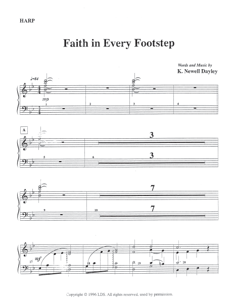 Faith in Every Footstep - Orchestra Score & Parts | Sheet Music | Jackman Music