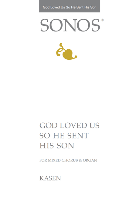 God Loved Us So He Sent His Son - SSAATTBB | Sheet Music | Jackman Music
