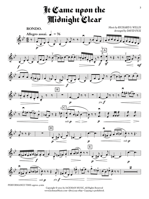 A Truly Classic Christmas - Violin 2 | Sheet Music | Jackman Music