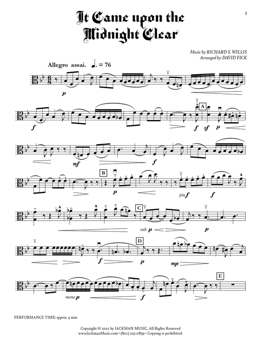A Truly Classic Christmas - Viola | Sheet Music | Jackman Music