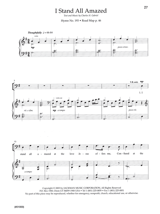 Hymnplicity Ward Choir - Book 4 — Jackman Music