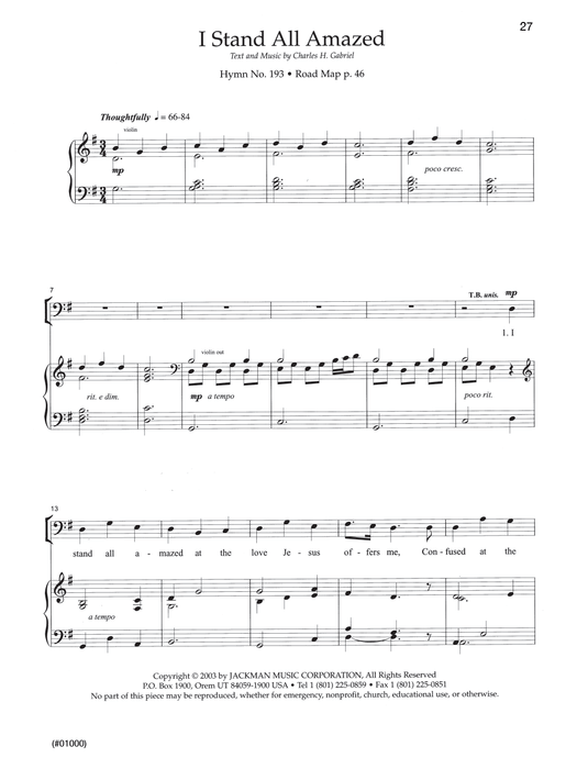 Hymnplicity Ward Choir - Book 4 | Sheet Music | Jackman Music