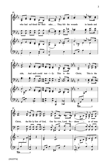 This Is the Christ - SATB - Temple Dedication Edition
