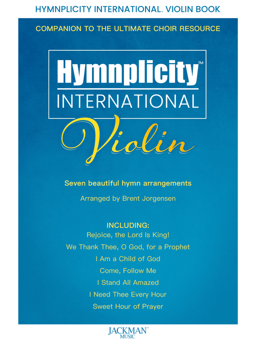 Hymnplicity International - Violin Book COVER | Sheet Music | Jackman Music