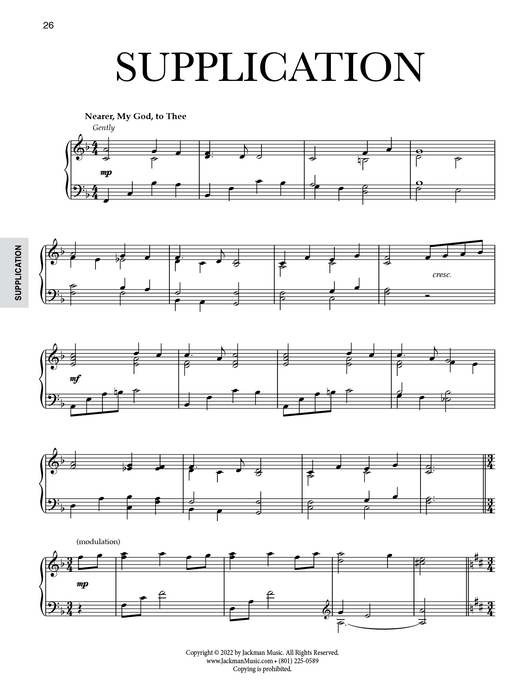 Prelude Chains for Funerals - Piano 26 | Sheet Music | Jackman Music