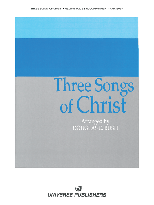 Three Songs of Christ - Vocal Solos COVER | Sheet Music | Jackman Music