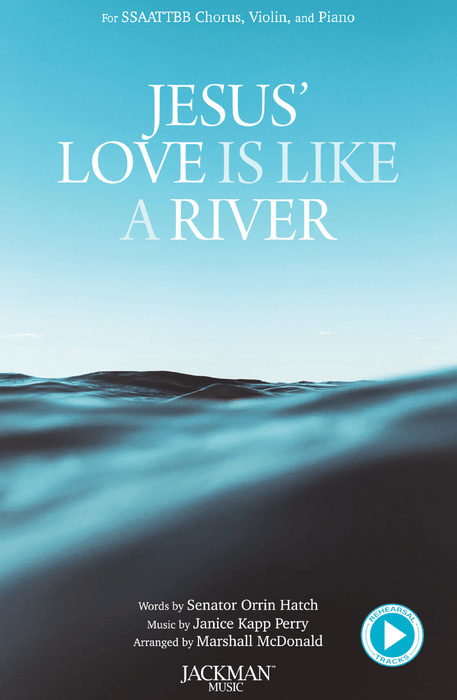 Jesus' Love Is Like a River - SSAATTBB, Violin, and Piano - Marshall McDonald COVER | Sheet Music | Jackman Music