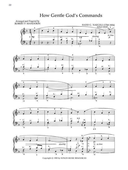 Keyboard Preludes - Piano or Organ pg. 22 | Sheet Music | Jackman Music