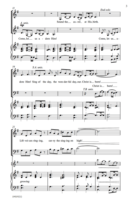 Let Us Adore Him - SATB | Sheet Music | Jackman Music