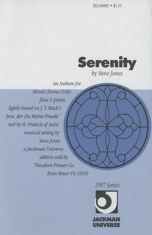 Serenity - SAB | Sheet Music | Jackman Music