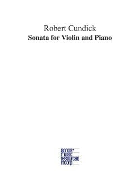 Sonata for Violin and Piano - Cundick | Sheet Music | Jackman Music