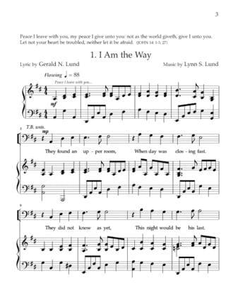 The Lamb Of God Cantata | Sheet Music | Jackman Music