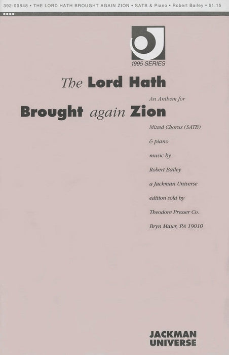 The Lord Hath Brought Again Zion - Brass parts | Sheet Music | Jackman Music