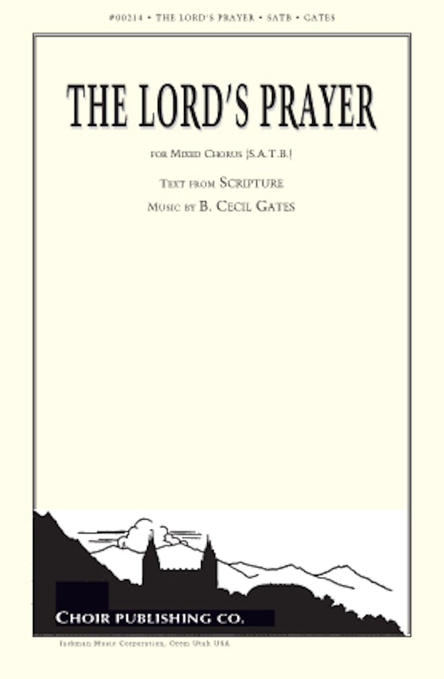 The Lord's Prayer - SATB - Gates — Jackman Music