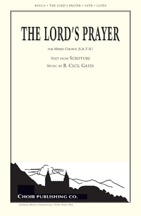 The Lord's Prayer - SATB - Gates | Sheet Music | Jackman Music