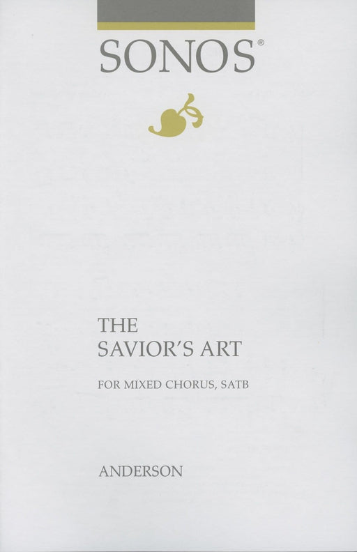 The Savior's Art - SATB | Sheet Music | Jackman Music