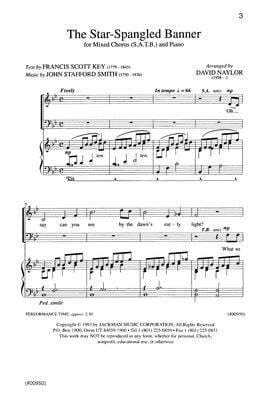 The Star Spangled Banner Satb | Sheet Music | Jackman Music