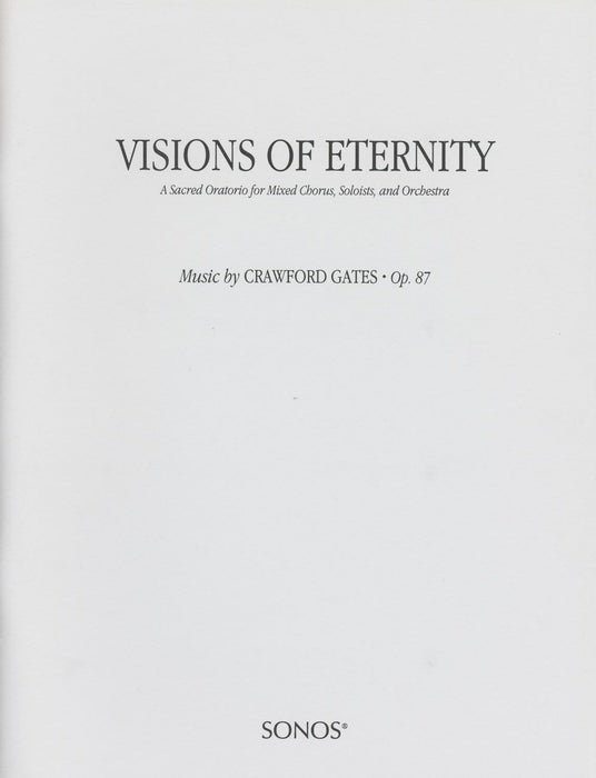 Visions of Eternity - Oratorio (Choruses) | Sheet Music | Jackman Music