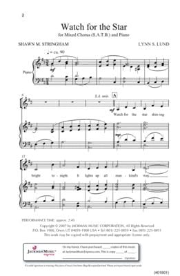 Watch For The Star Satb | Sheet Music | Jackman Music