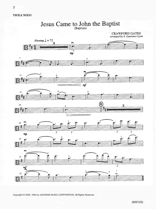 Celebration Of Childrens Hymns Viola | Sheet Music | Jackman Music