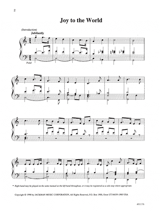 Christmas Chains For Organ | Sheet Music | Jackman Music