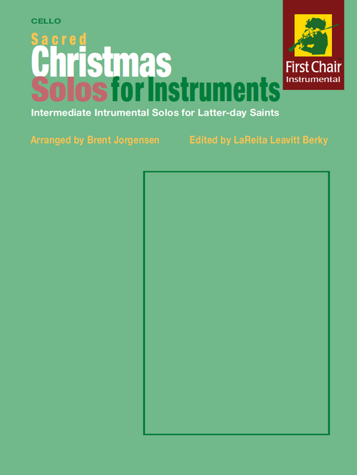 Sacred Christmas Solos for Instruments - Cello | Sheet Music | Jackman Music