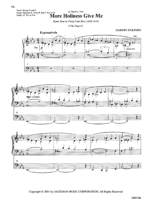 The Ward Organist Vol 3 | Sheet Music | Jackman Music