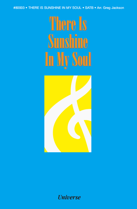 There Is Sunshine in My Soul - SATB (Digital Download) | Sheet Music | Jackman Music